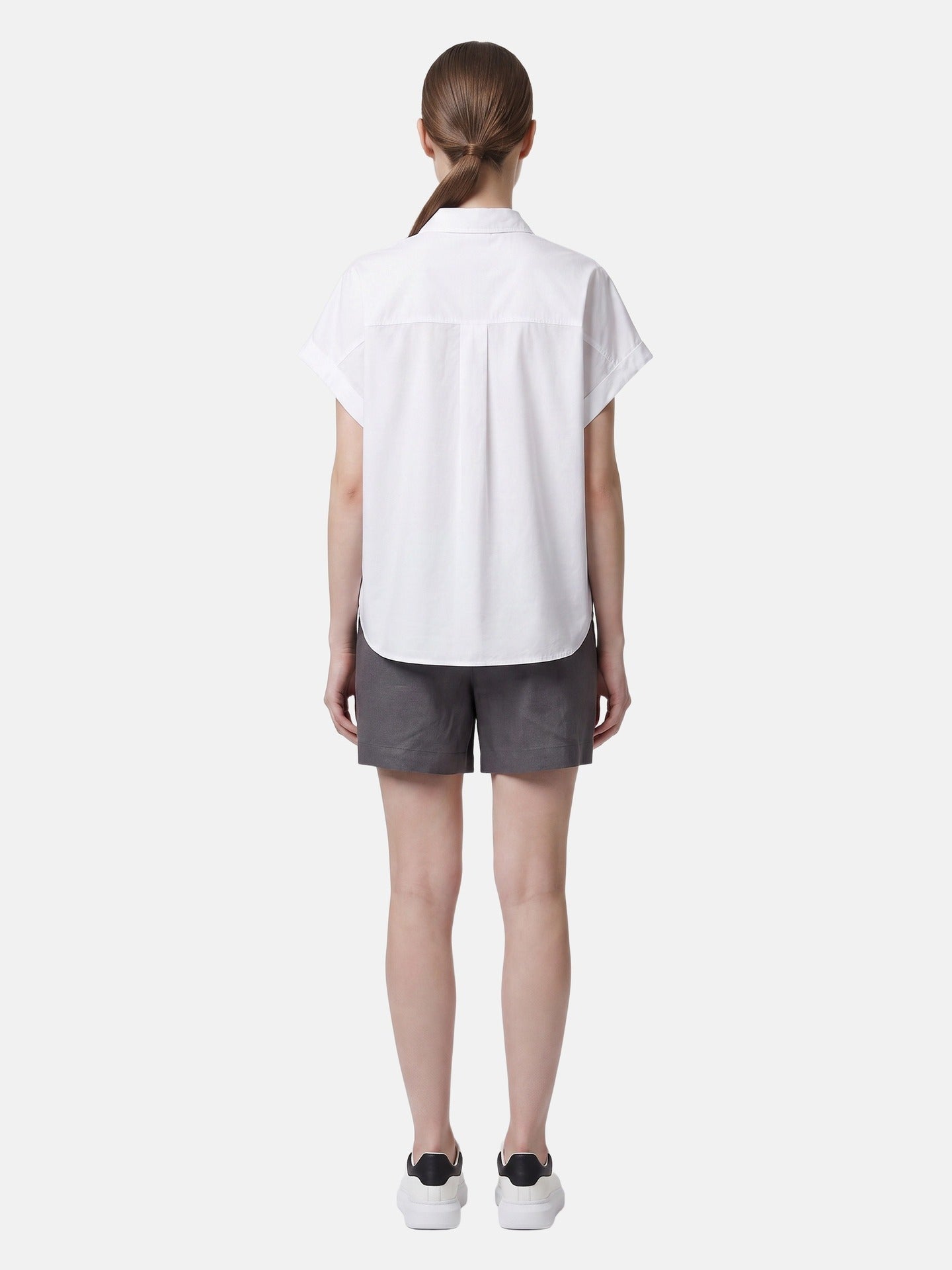 Blusa in Cotone Bianco