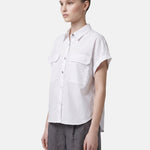 Blusa in Cotone Bianco