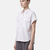 Blusa in Cotone Bianco