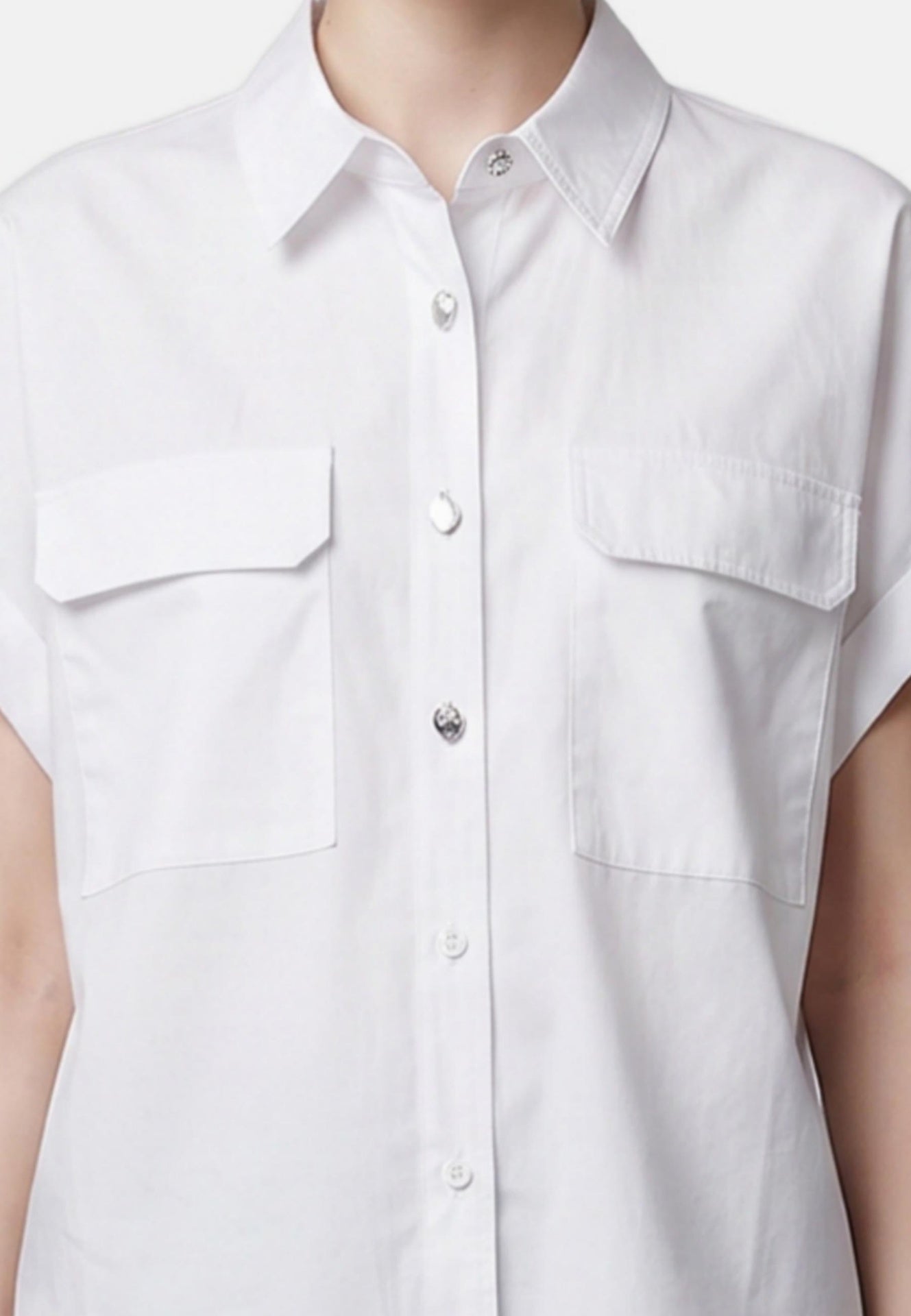 Blusa in Cotone Bianco