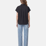Blusa in Cotone Nero