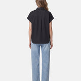 Blusa in Cotone Nero