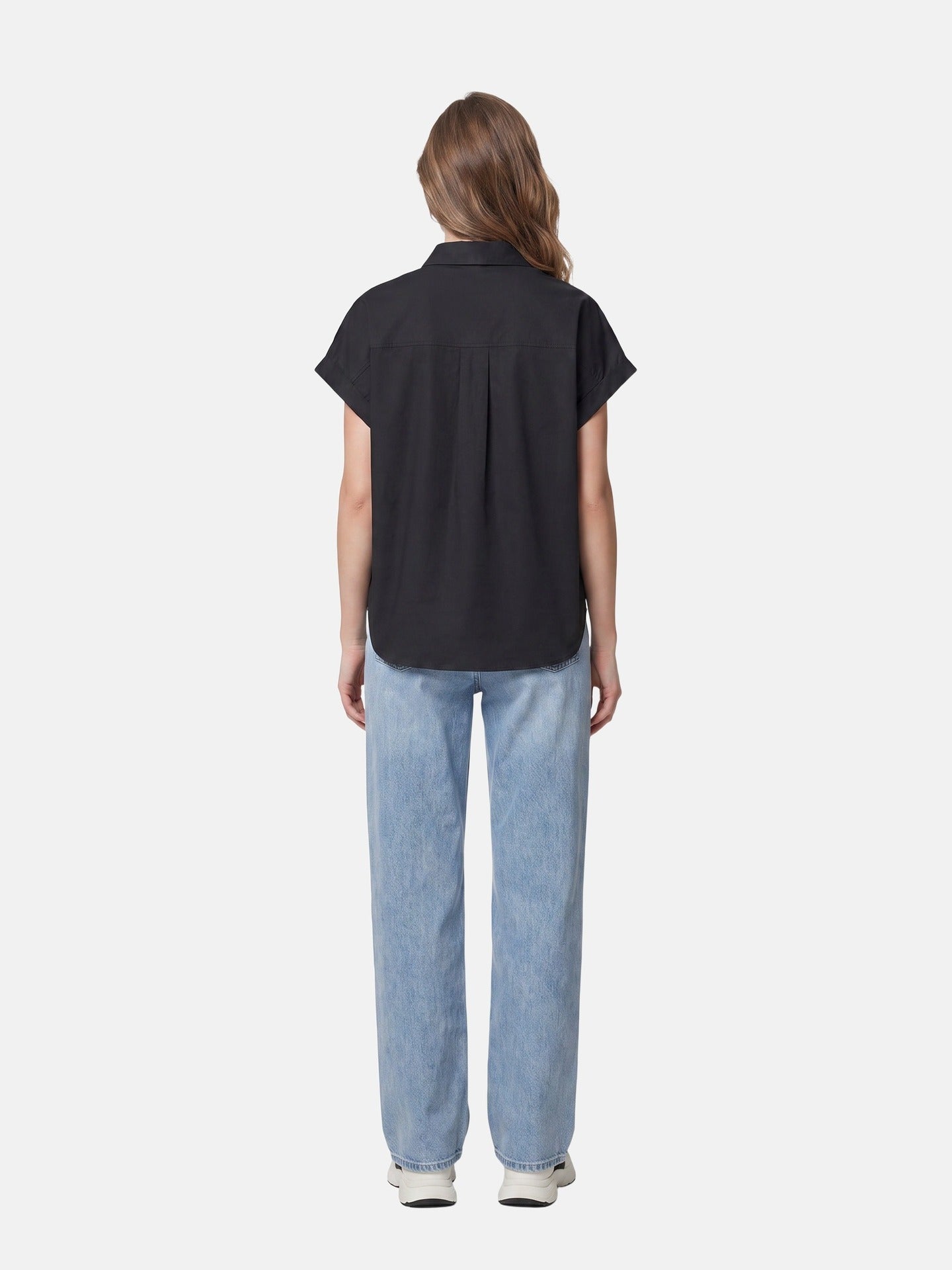 Blusa in Cotone Nero