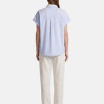 Blusa in Cotone Blu