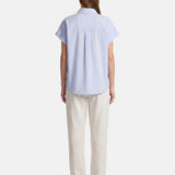 Blusa in Cotone Blu