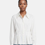 Blusa in 86% Tencel 14% Poliester Beige