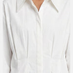 Blusa in 86% Tencel 14% Poliester Beige