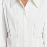 Blusa in 86% Tencel 14% Poliester Beige