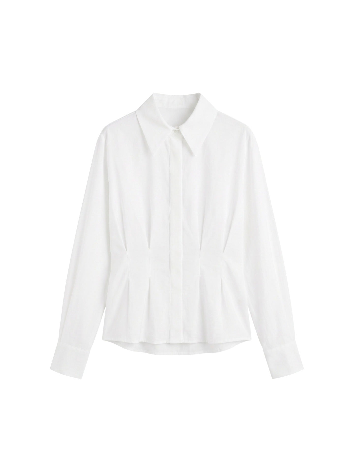 Blusa in 86% Tencel 14% Poliester Bianco