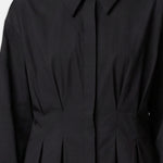 Blusa in 86% Tencel 14% Poliester Nero