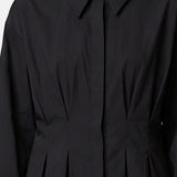 Blusa in 86% Tencel 14% Poliester Nero