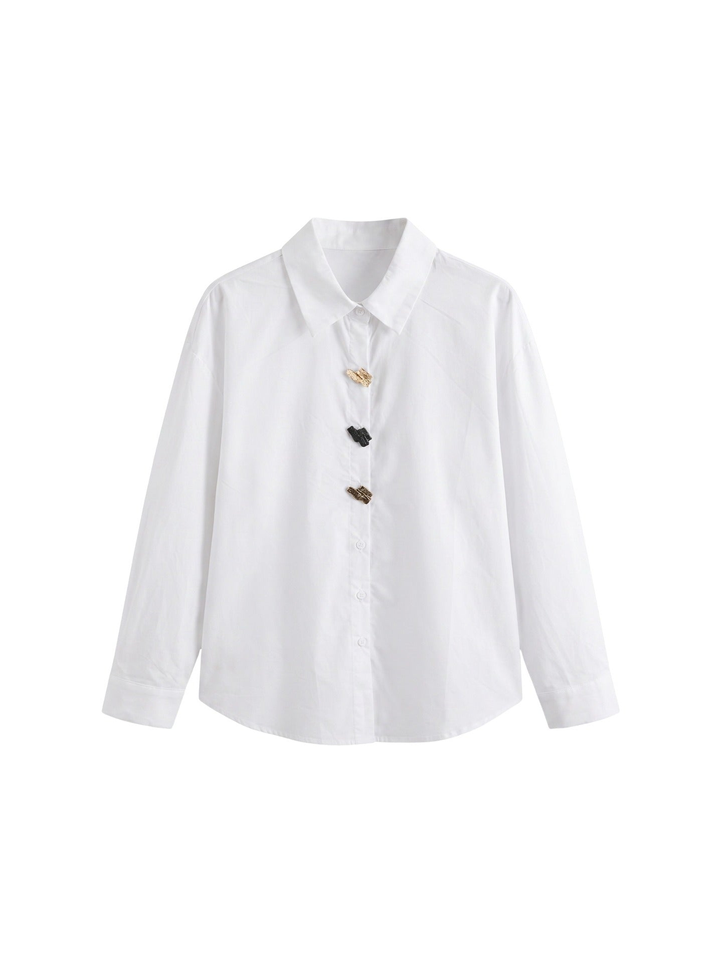 Blusa in Cotone Bianco