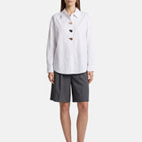 Blusa in Cotone Bianco