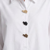 Blusa in Cotone Bianco