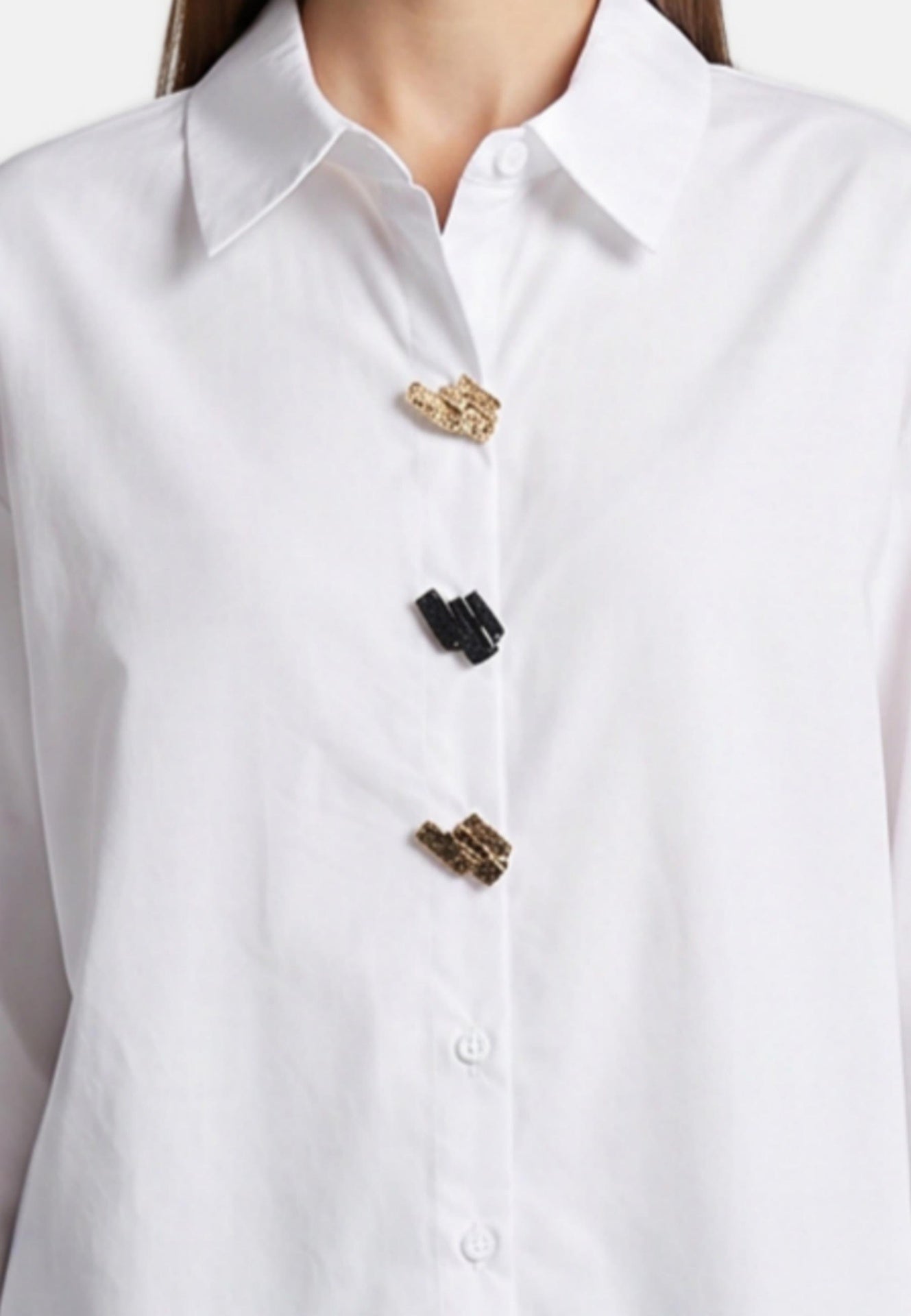 Blusa in Cotone Bianco