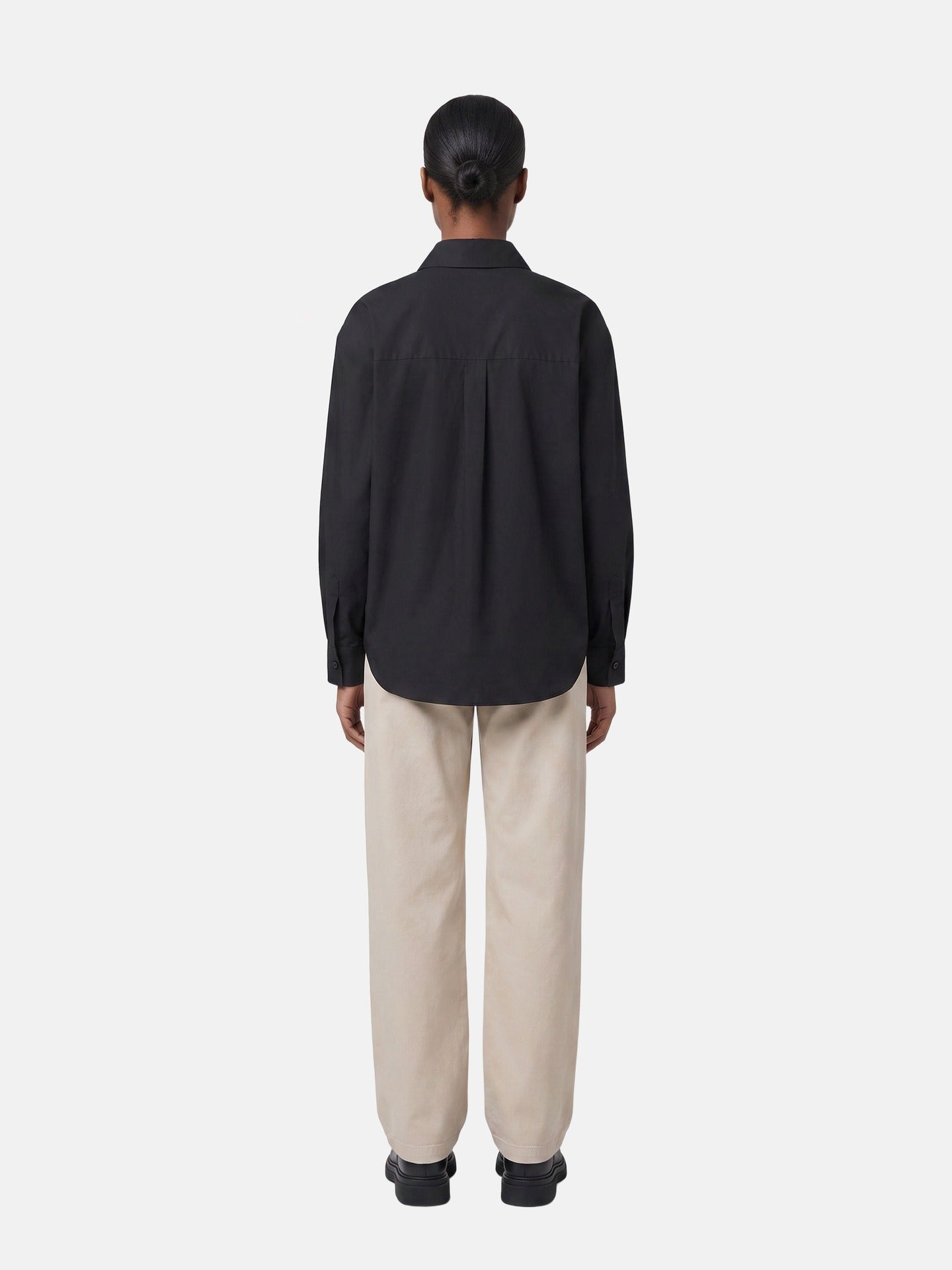 Blusa in Cotone Nero