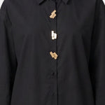 Blusa in Cotone Nero