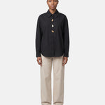 Blusa in Cotone Nero