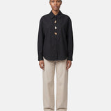 Blusa in Cotone Nero