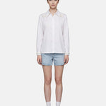 Blusa in 85% Tencel 15% Poliester Bianco