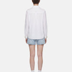 Blusa in 85% Tencel 15% Poliester Bianco