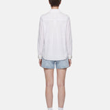 Blusa in 85% Tencel 15% Poliester Bianco