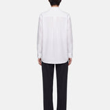 Blusa in 85% Tencel 15% Poliester Bianco