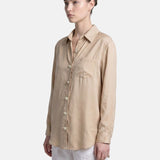 Blusa in 85% Tencel 15% Poliester Cammello