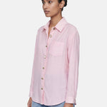 Blusa in 85% Tencel 15% Poliester Rosa