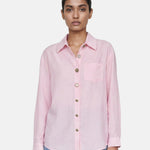 Blusa in 85% Tencel 15% Poliester Rosa