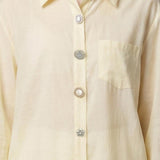 Blusa in 85% Tencel 15% Poliester Giallo