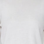 Blusa in 84% Cotone 16% Elastan Bianco