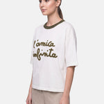 Blusa in 100% Viscosa Verde Militare