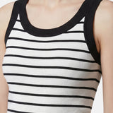 Blusa in 70% Viscosa 30% Nylon Nero