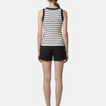 Blusa in 70% Viscosa 30% Nylon Nero