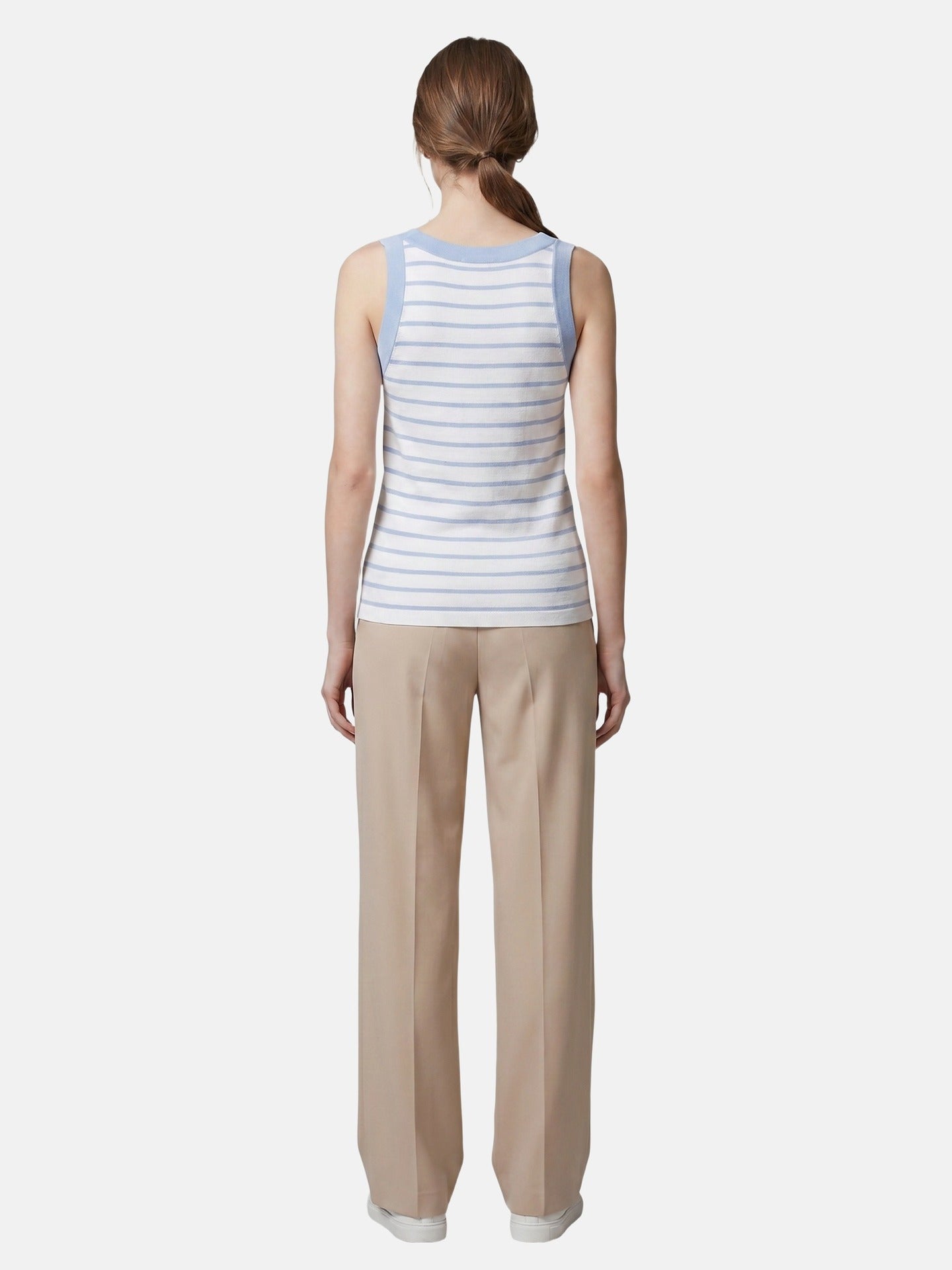 Blusa in 70% Viscosa 30% Nylon Blu