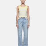 Blusa in 70% Viscosa 30% Nylon Giallo