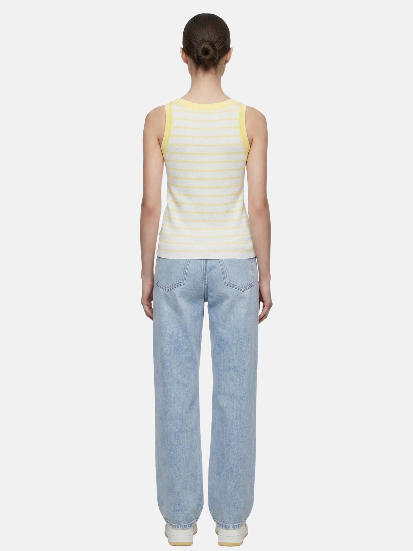 Blusa in 70% Viscosa 30% Nylon Giallo