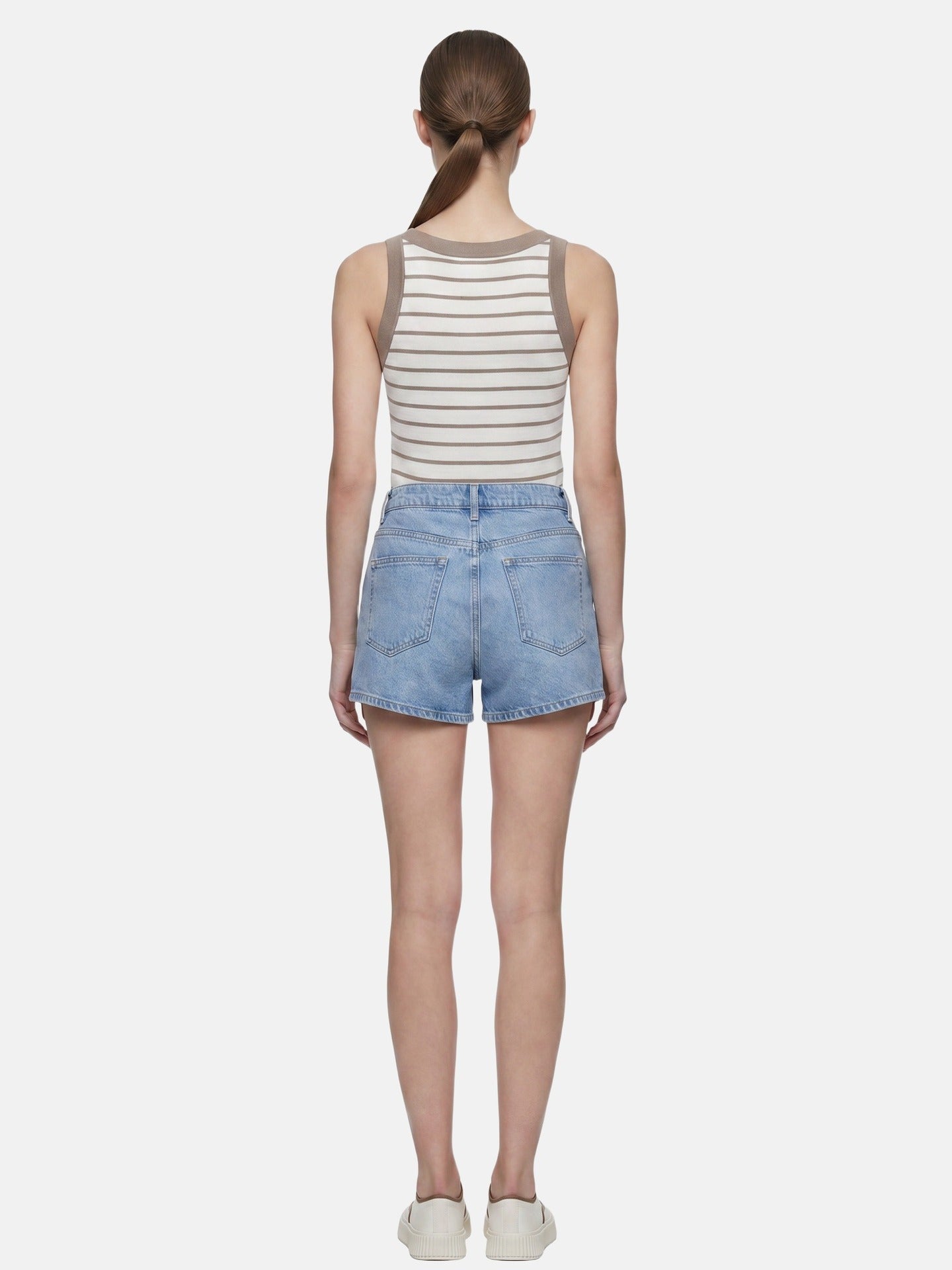 Blusa in 70% Viscosa 30% Nylon Beige Scuro