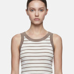 Blusa in 70% Viscosa 30% Nylon Beige Scuro
