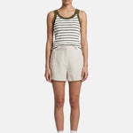 Blusa in 70% Viscosa 30% Nylon Verde Militare