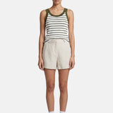 Blusa in 70% Viscosa 30% Nylon Verde Militare
