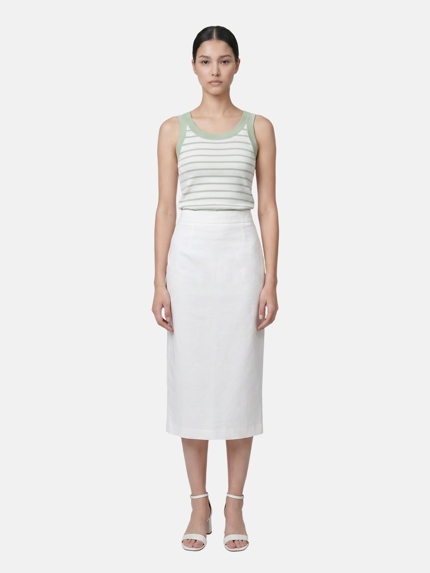 Blusa in 70% Viscosa 30% Nylon Verde