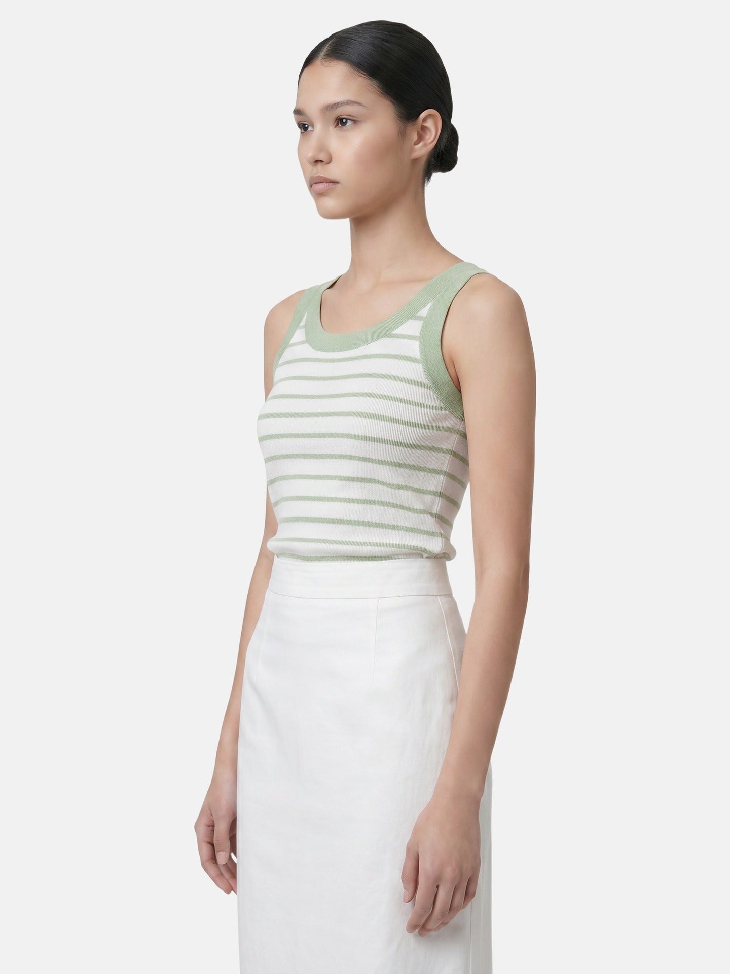 Blusa in 70% Viscosa 30% Nylon Verde