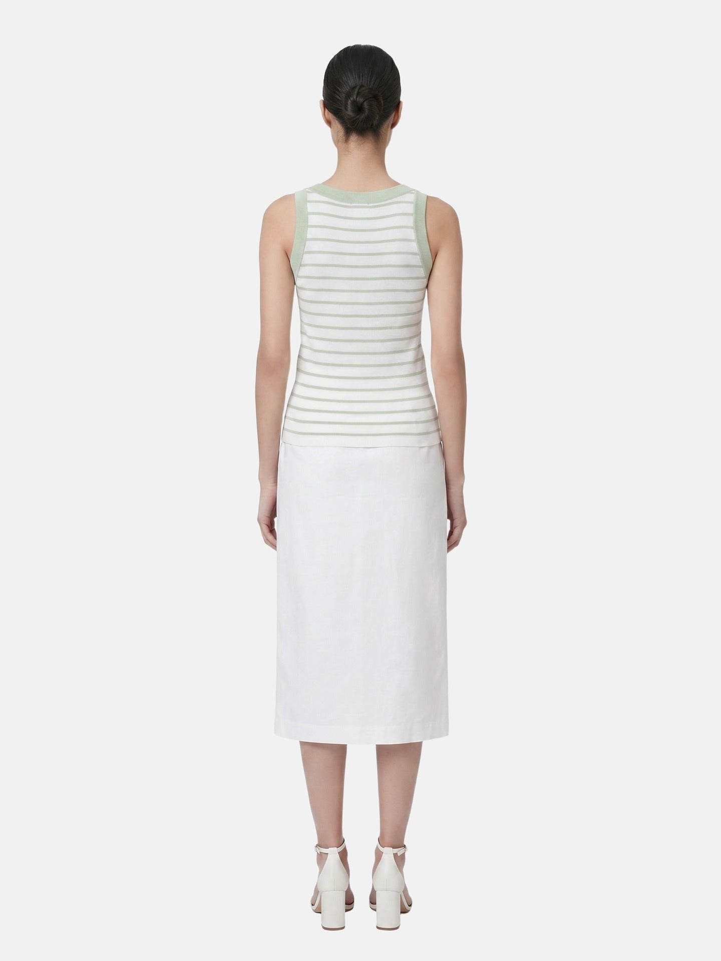Blusa in 70% Viscosa 30% Nylon Verde