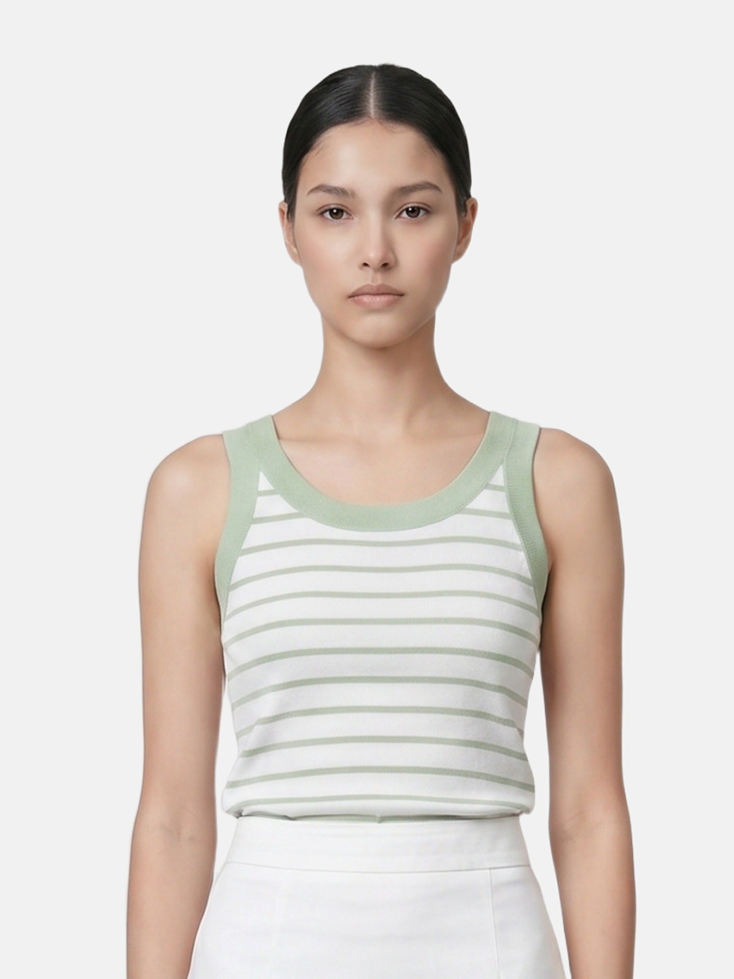 Blusa in 70% Viscosa 30% Nylon Verde