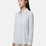 Blusa in 75% Viscosa 25% Poliester Blu