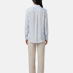 Blusa in 75% Viscosa 25% Poliester Blu