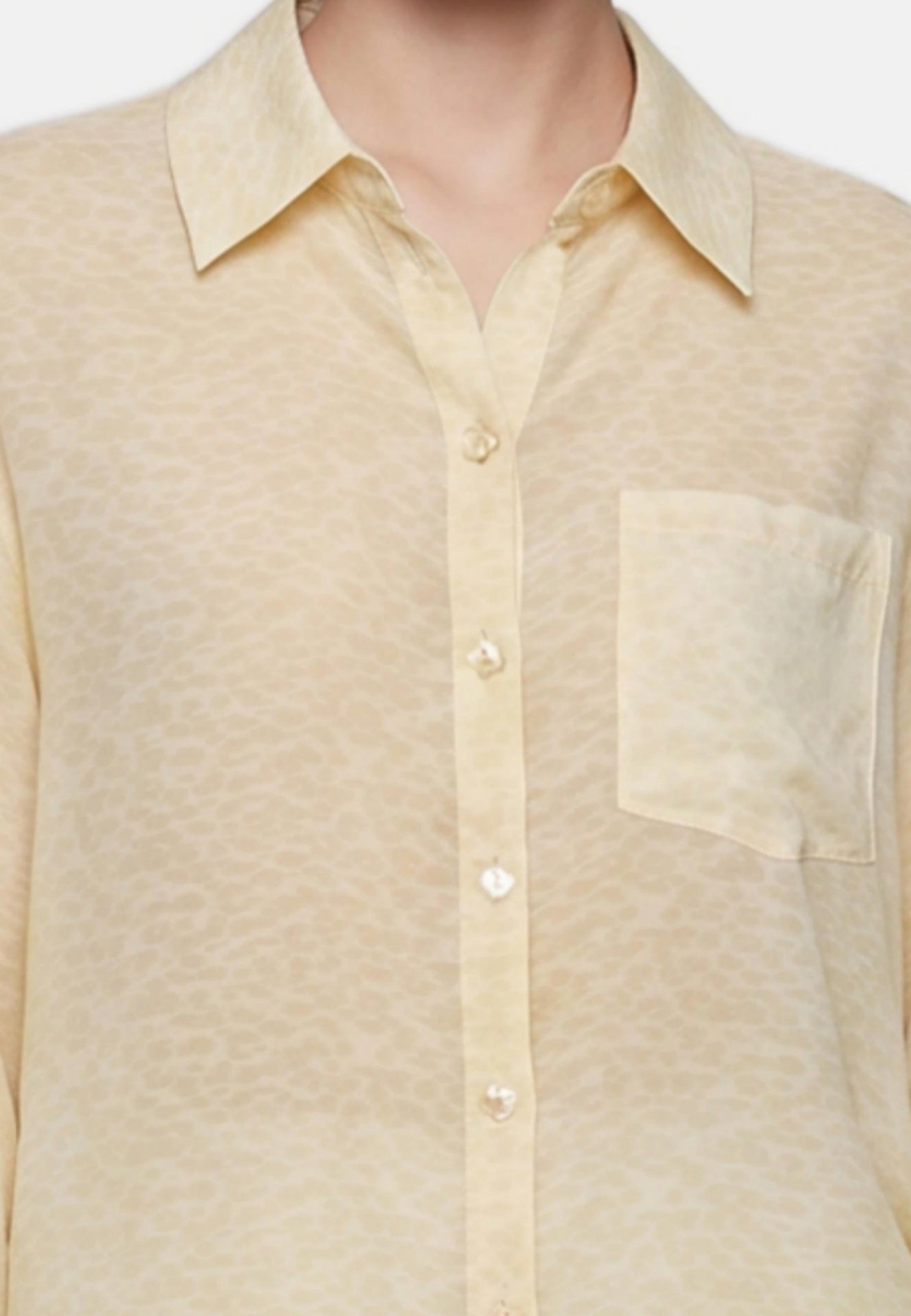 Blusa in 75% Viscosa 25% Poliester Giallo