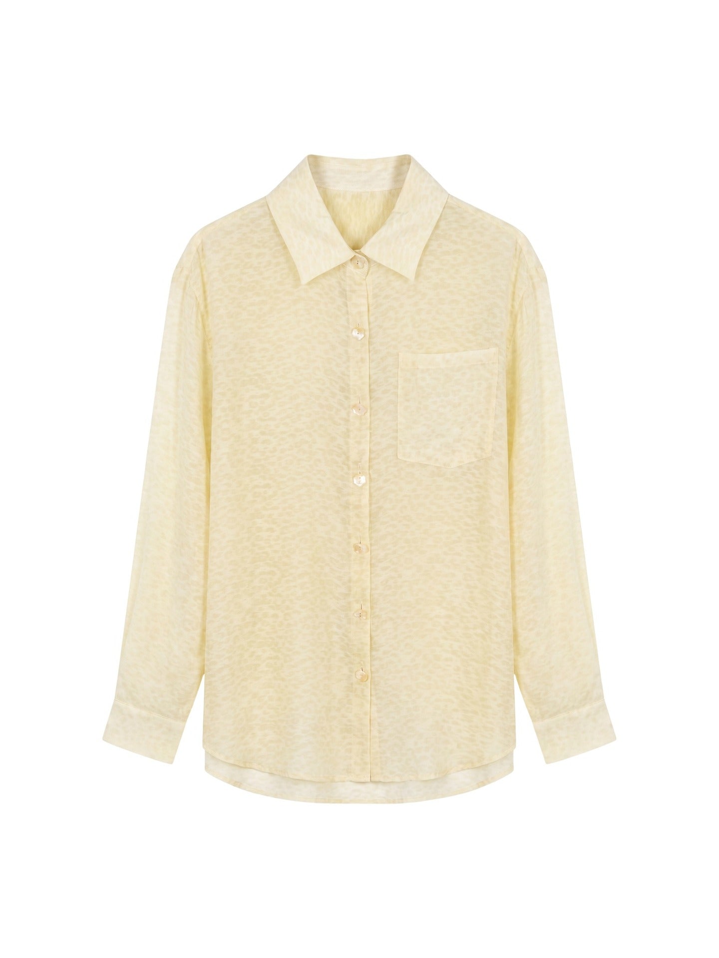 Blusa in 75% Viscosa 25% Poliester Giallo